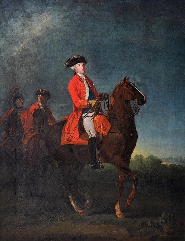 Ritratto equestre di un cavaliere identificato come re Giorgio III